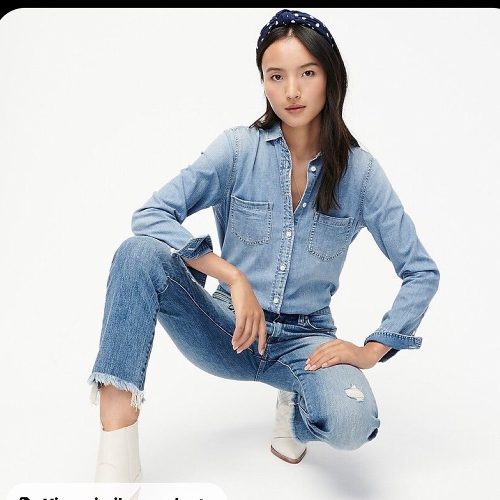 J. Crew Blue Button Down Shirt